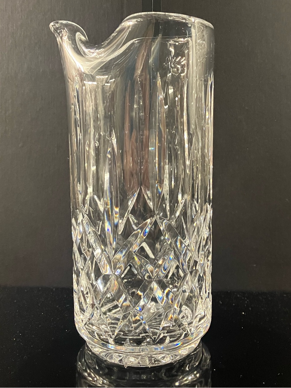 Waterford Crystal (Lismore) Vintage Ice Lip Martini Pitcher